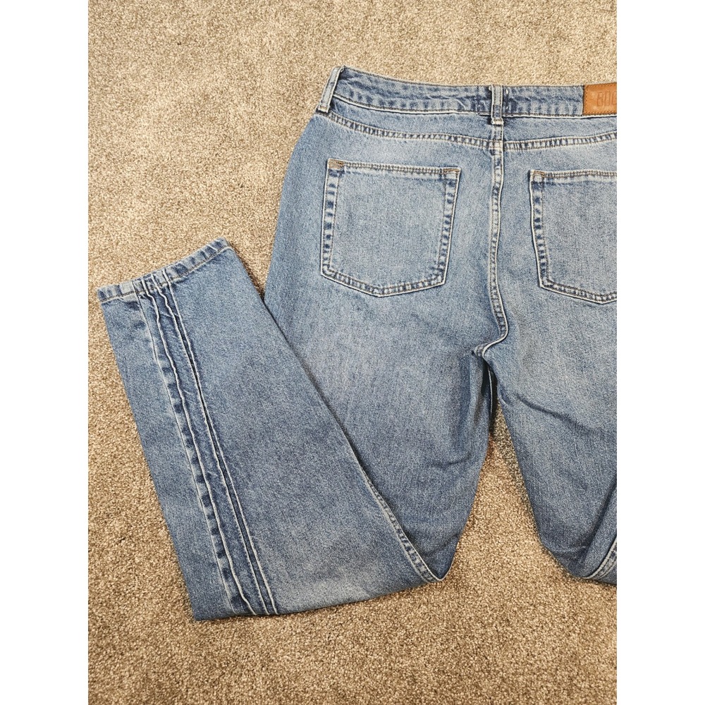 BDG Urban Outfitters Mom Jeans Blue High Waisted Seam Detail W31 L32 Womens - Picture 7 of 15